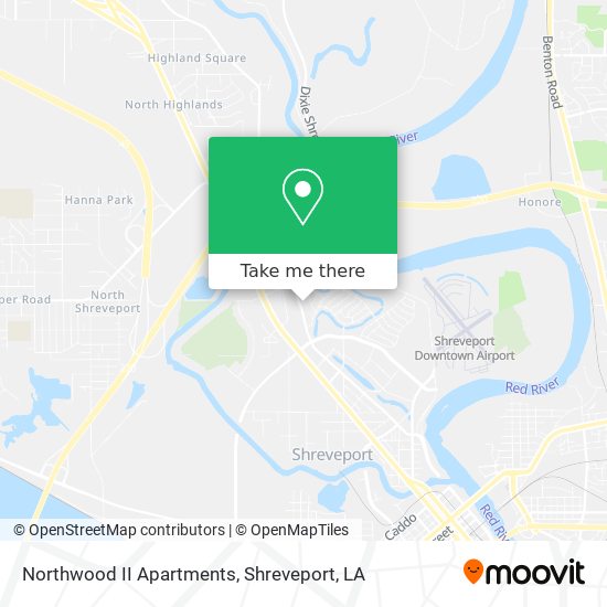 Northwood II Apartments map