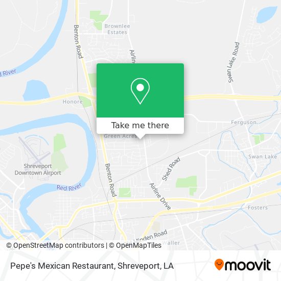 Mapa de Pepe's Mexican Restaurant