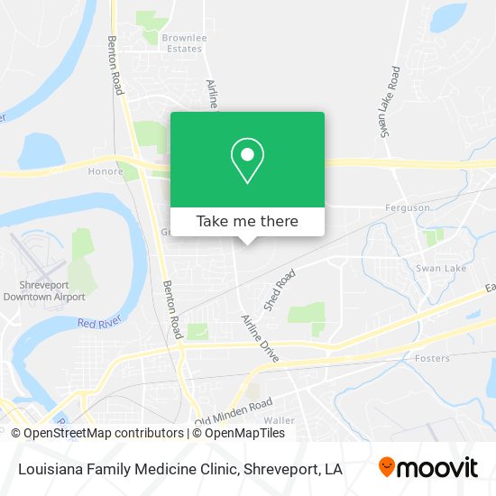 Mapa de Louisiana Family Medicine Clinic
