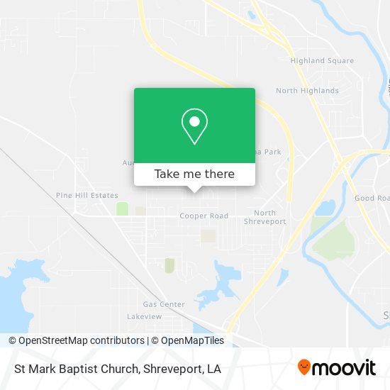 St Mark Baptist Church map