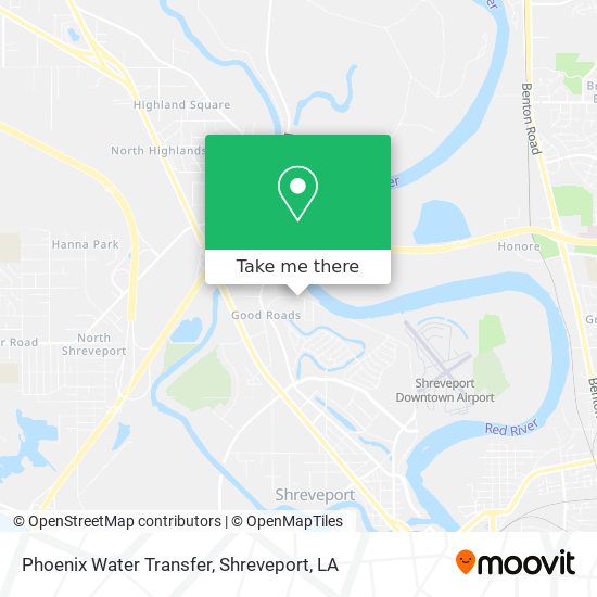 Phoenix Water Transfer map