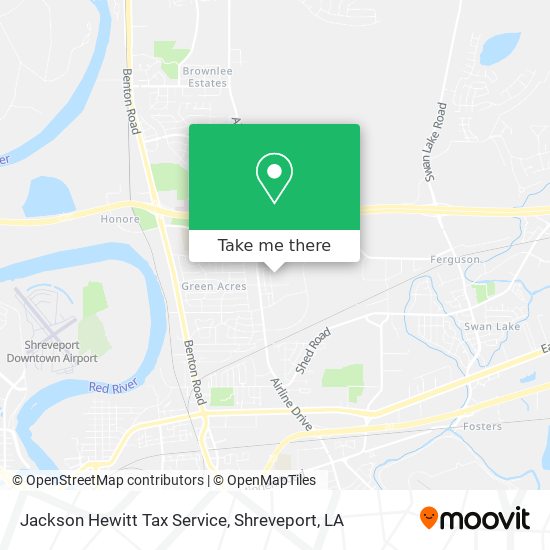 Mapa de Jackson Hewitt Tax Service