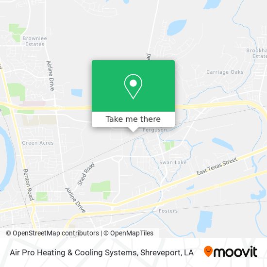 Mapa de Air Pro Heating & Cooling Systems