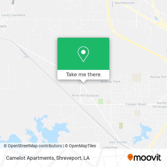 Mapa de Camelot Apartments
