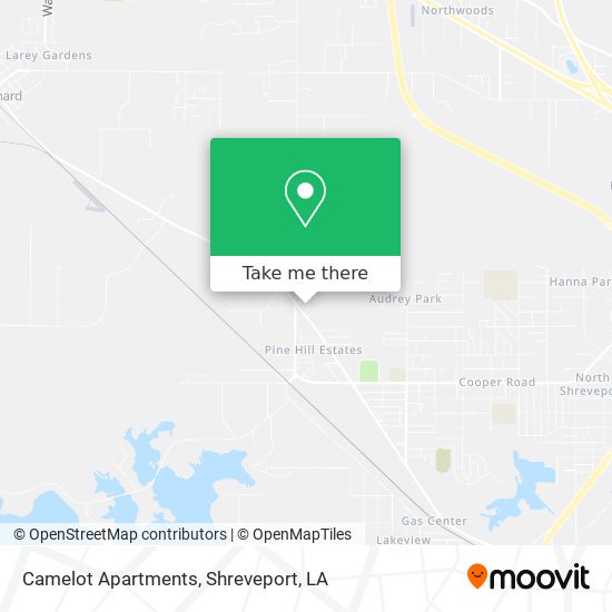 Camelot Apartments map