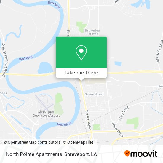 Mapa de North Pointe Apartments