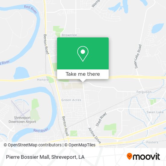 Pierre Bossier Mall map