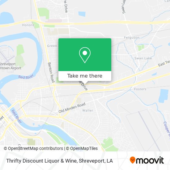 Thrifty Discount Liquor & Wine map