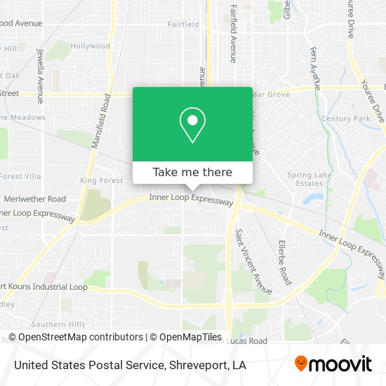 United States Postal Service map