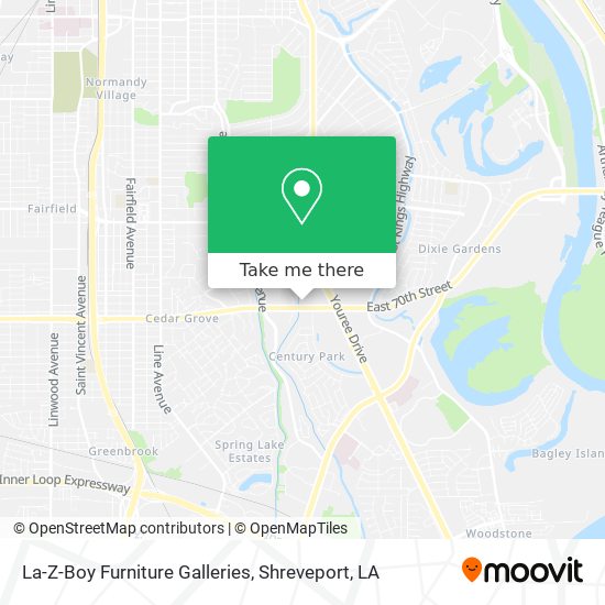 La-Z-Boy Furniture Galleries map