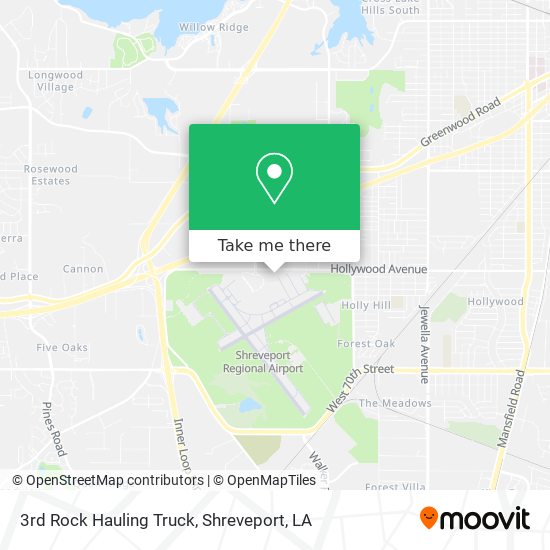 3rd Rock Hauling Truck map