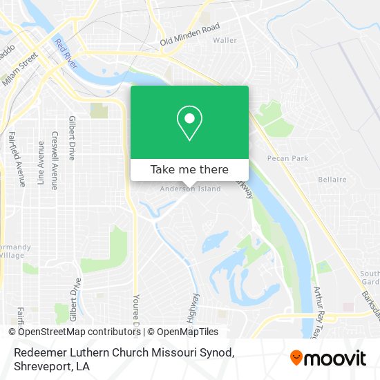 Redeemer Luthern Church Missouri Synod map