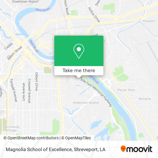 Magnolia School of Excellence map