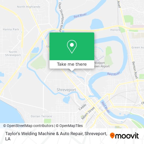 Mapa de Taylor's Welding Machine & Auto Repair
