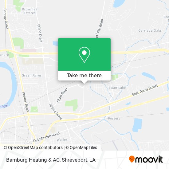 Bamburg Heating & AC map
