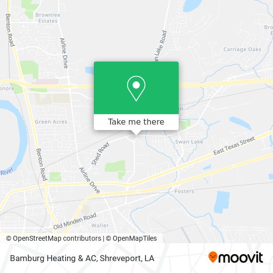 Mapa de Bamburg Heating & AC