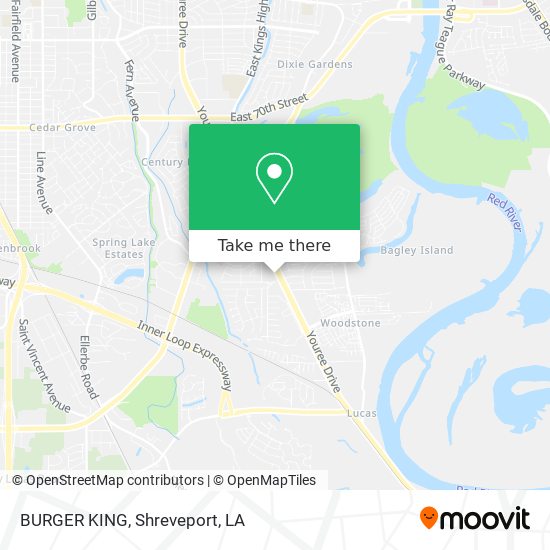 BURGER KING map