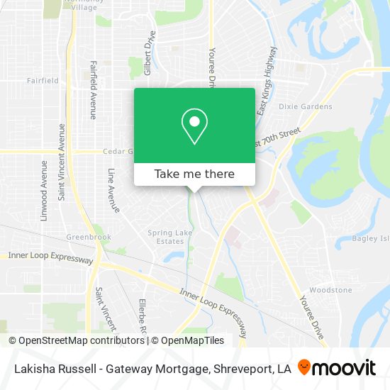 Lakisha Russell - Gateway Mortgage map