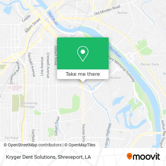 Kryger Dent Solutions map