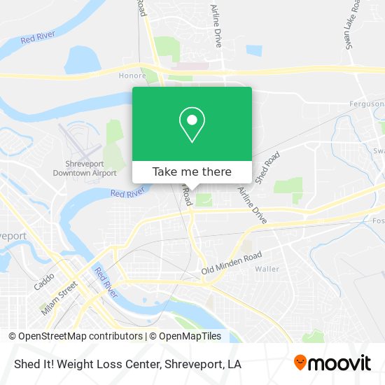 How to get to Shed It! Weight Loss Center in Bossier City by Bus?