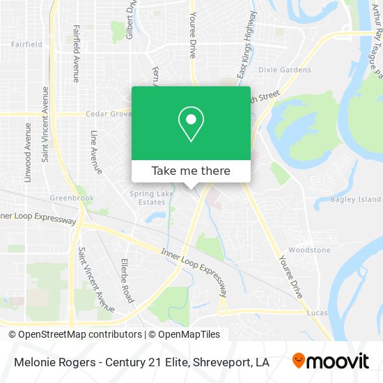 Melonie Rogers - Century 21 Elite map