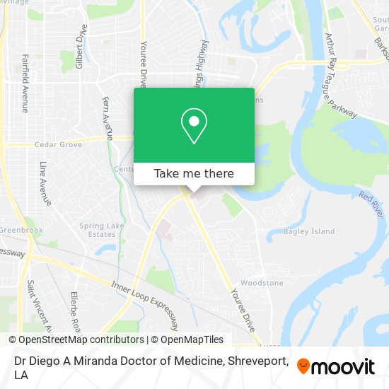 Dr Diego A Miranda Doctor of Medicine map