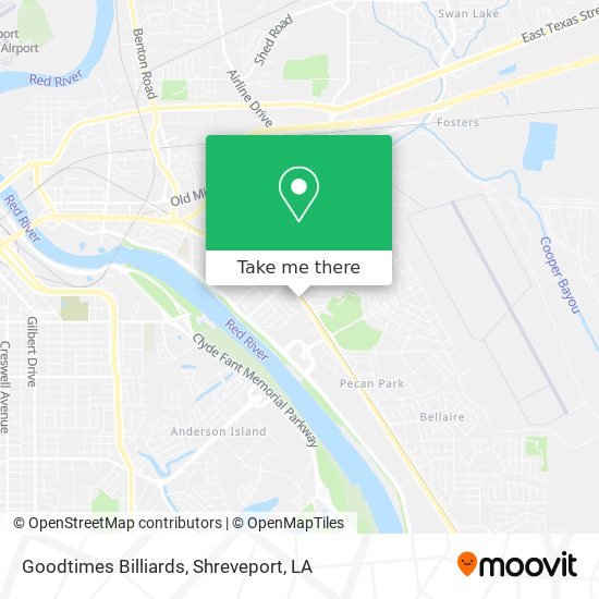 Goodtimes Billiards map