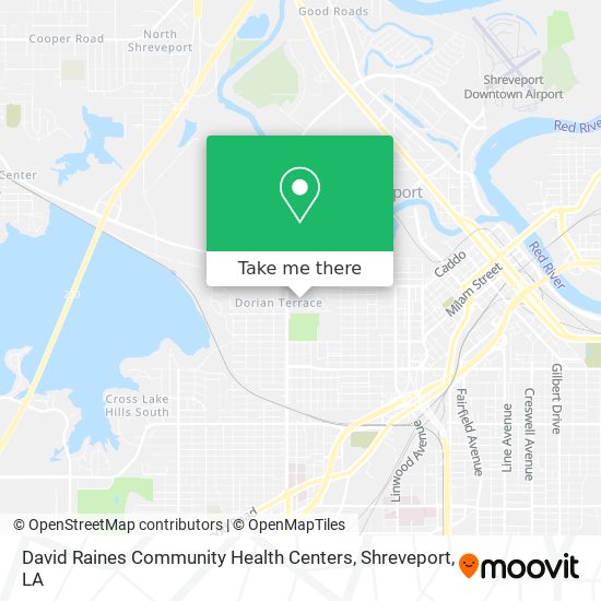 David Raines Community Health Centers map