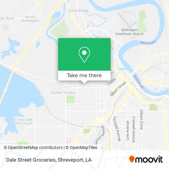 Mapa de Dale Street Groceries