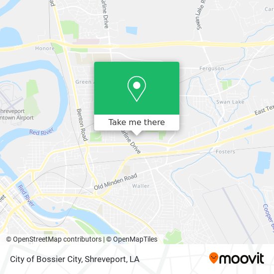 City of Bossier City map