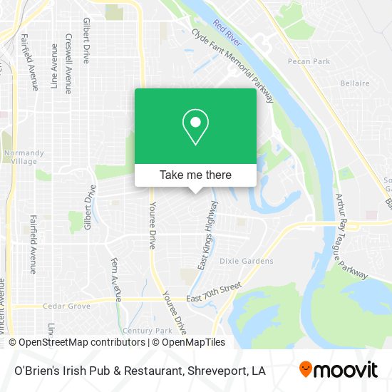 Mapa de O'Brien's Irish Pub & Restaurant