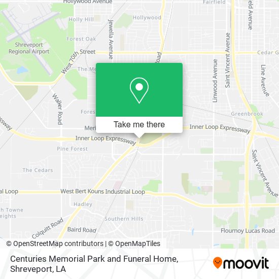 Centuries Memorial Park and Funeral Home map