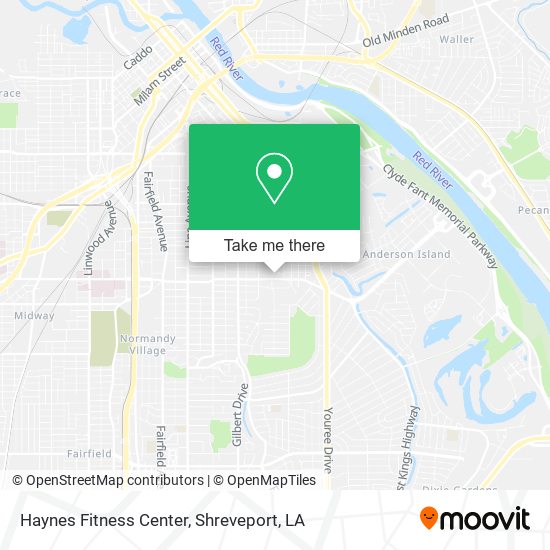 Mapa de Haynes Fitness Center