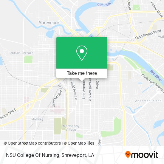 NSU College Of Nursing map