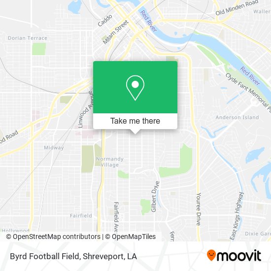 Byrd Football Field map