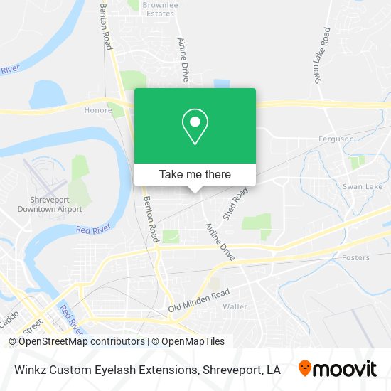 Winkz Custom Eyelash Extensions map