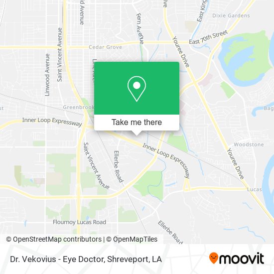 Dr. Vekovius - Eye Doctor map