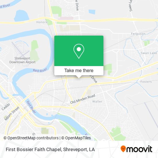 First Bossier Faith Chapel map