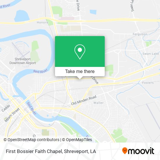 Mapa de First Bossier Faith Chapel