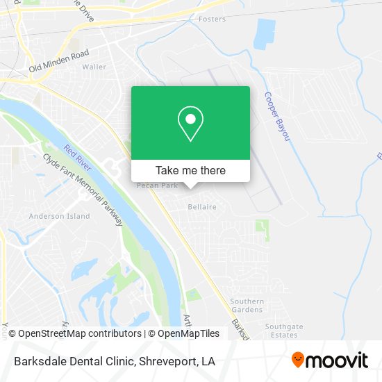 Mapa de Barksdale Dental Clinic