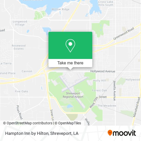 Mapa de Hampton Inn by Hilton