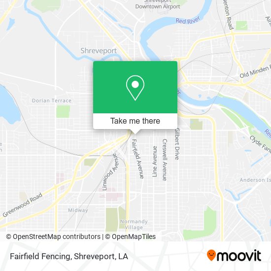 Fairfield Fencing map