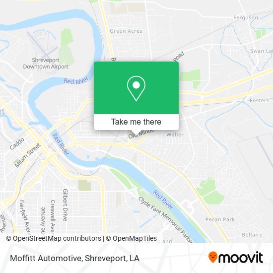 Moffitt Automotive map