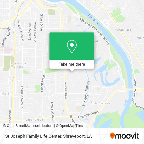 St Joseph Family Life Center map