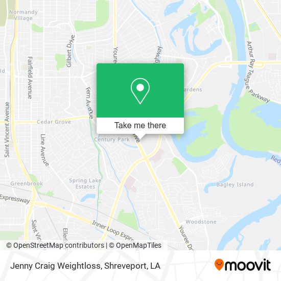 Jenny Craig Weightloss map