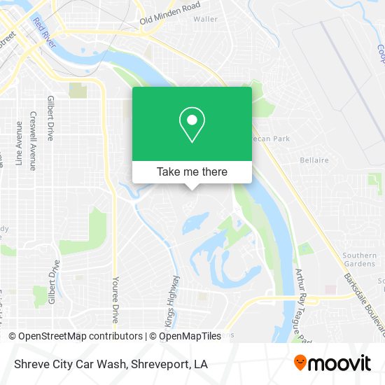 Shreve City Car Wash map