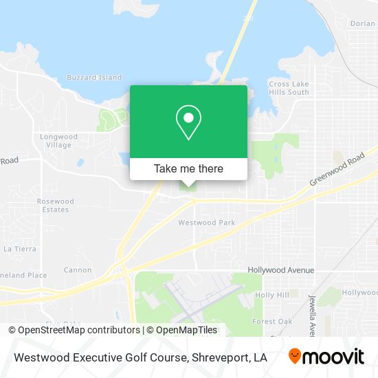 Westwood Executive Golf Course map