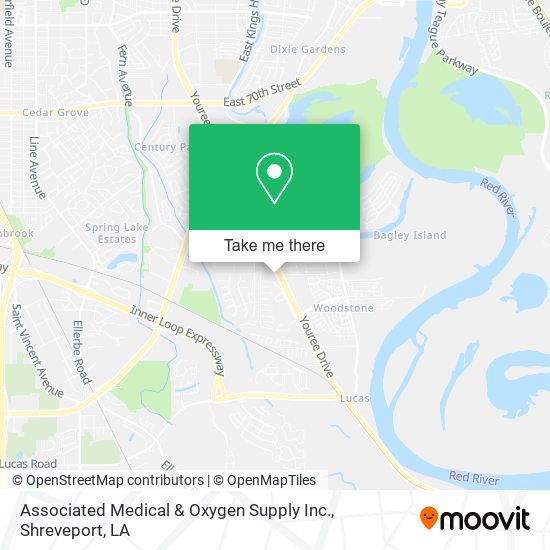 Associated Medical & Oxygen Supply Inc. map