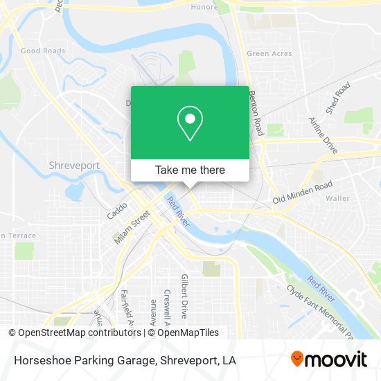 Horseshoe Parking Garage map