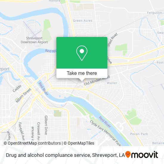 Drug and alcohol compluance service map